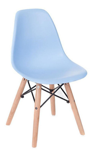 Silla Eames Dsw Réplica Niño Acasa Cantidad De Sillas Por Set 1 Color De La Estructura De La Silla Celeste