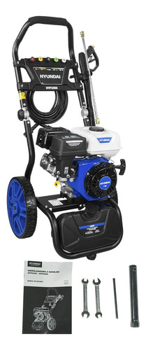 Hidrolavadora Hyundai Axial 7 Hp 3200 Psi 220 Bar Hyp3300 Color Azul Frecuencia 50/60hz