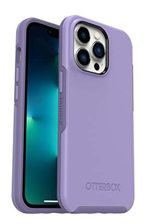 Funda De Policarbonato Morado Compatible Con iPhone 13 Pro