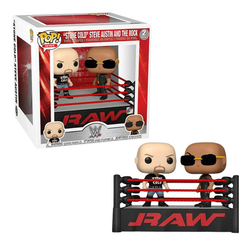 Funko Pop Stone Cold Steve Austin And The Rock Wwe 2 Pack