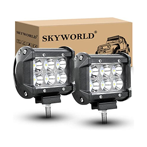 2 Piezas 4 Pulgadas 18w Spot Led Pods Off Road Driving ...