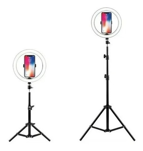 Aro De Luz Led Foto Regulable Led 26cm Soporte Celular Tik