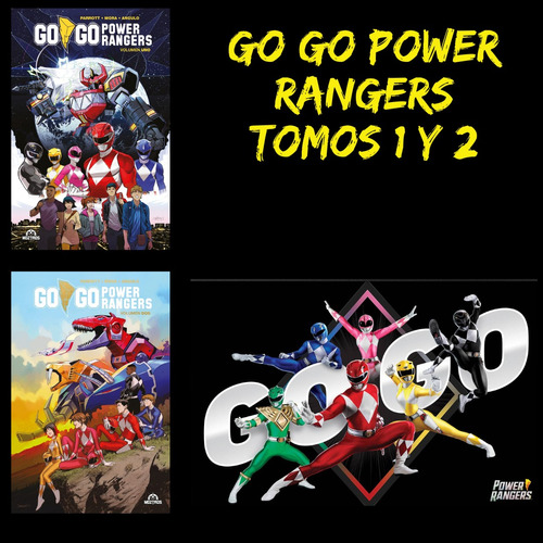 Go Go Power Rangers Tomos 1 Y 2 Moztros