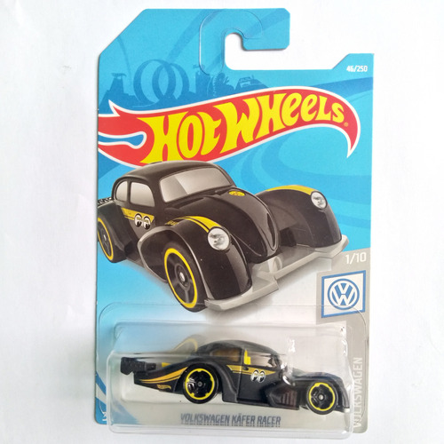 Hotwheels Volkswagen Kafer Racer Negro Mate 2019 Mooneyes