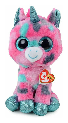 Pelúcia Beanie Boos Ty Unicórnio Gumball 16 Cm Toyng 44098