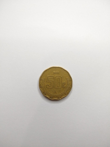 Moneda 50 Centavos Error De Acuñación 1898/ 1998 Única 