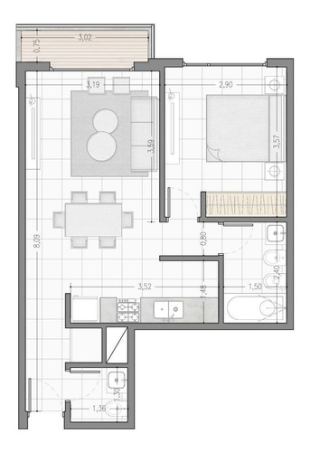 Imagen 5 de 6 de Departamento En Venta En San Miguel