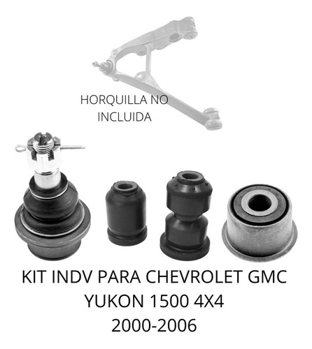 Kit Bujes Y Rotula Para Chevrolet Gmc Yukon 1500 4x4 00-06