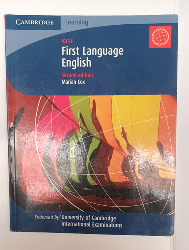 Igcse First Language. Secong Edition. Mariam Cox . V.luro 