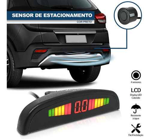Sensor De Ré Honda City 2015 Display Sonoro Estacionamento