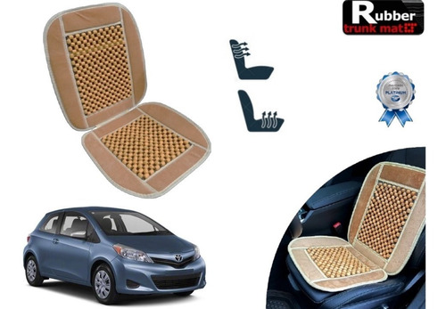 Cubre Respaldo Asiento Bolitas Yaris Hb 2012 A 2014