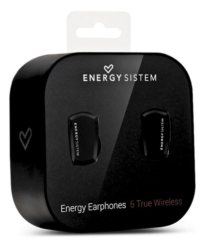 Audífonos Bluetooth 6 True Wireless Energy Sistem Color Negro