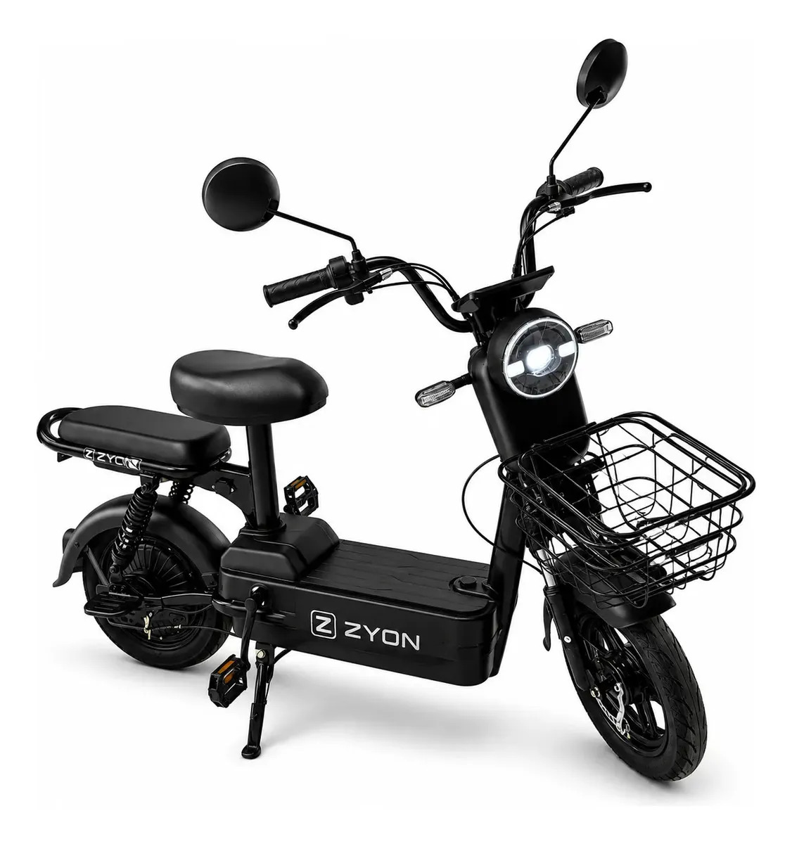 Bicicleta Elétrica - Scooter Zyon 300 W Cor Mu02-preta