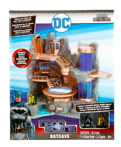 Diorama Batcaverna Dc Comics Metal Diecast Jada Batman