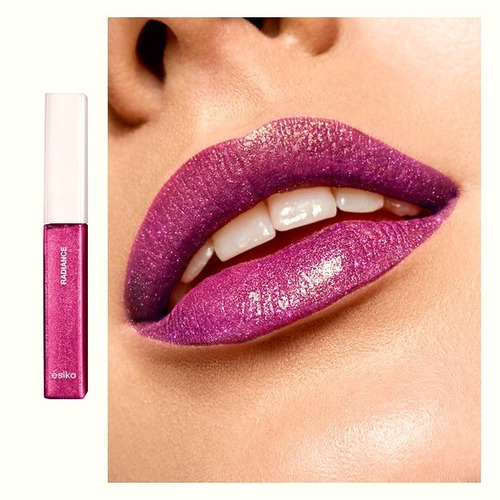 Labial Líquido Efecto Volumen Fucsia Shimmer Radiance Esika