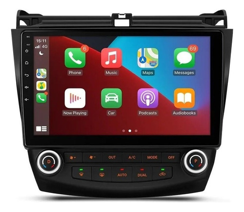Radio Accord 2003-2007 Gps Android 11 Carplay Usb Bluetooth