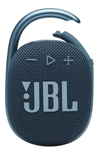  Caixa De Som Portátil Jbl Clip 4 Azul Bluetooth 10hs Bat