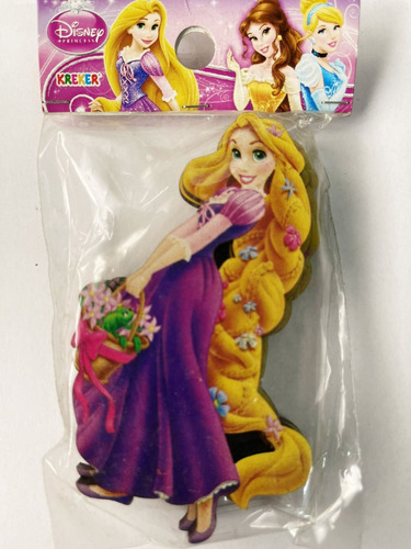  Mini Apliques Princesa Rapunzel De Madera Pintada. Kreker