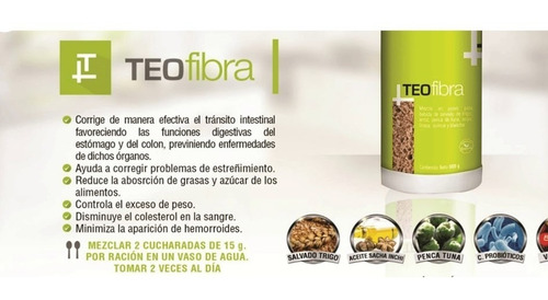 Imagen 7 de 8 de Teofibra Teoma Bajar De Peso Y Estar Más Sano