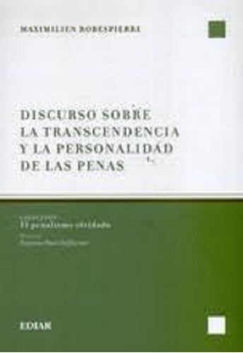 Discurso Sobre Transcendencia Personalidad  Robespiere