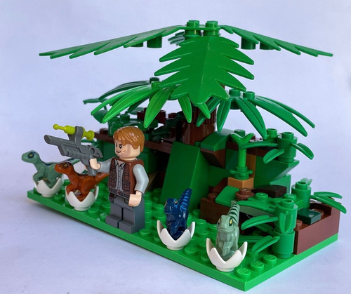 Imagen 8 de 10 de Lego Minifigura Owen Y Los Bebes Dino Jurassic Park