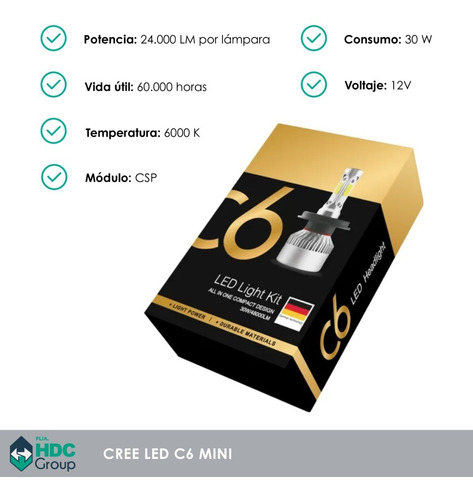 Imagen 3 de 3 de Cree Led C6 Mini