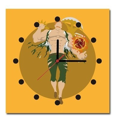 Poster Reloj Nanatsu No Taizai [24x24cms] [ref. Rot0405]