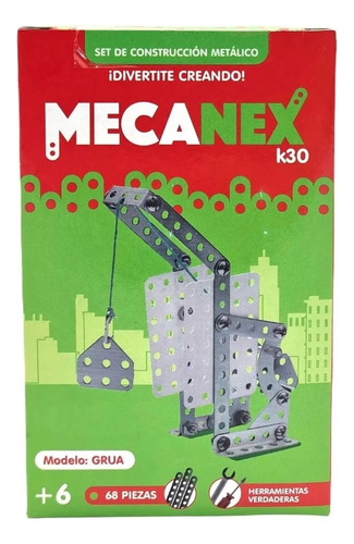 Juego Construcción Metálica Grua 68 Pz Mecanex K30