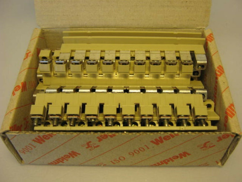 New Weidmuller Wqv10/10 Jumpers 20 Per Box 105246000 Ccz
