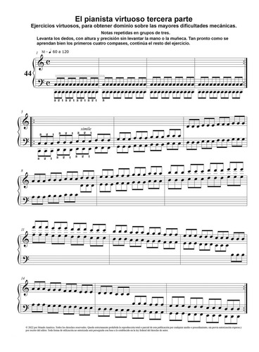 Método Piano Hanon, Beyer, Anna Magdalena Bach - 3 Libros