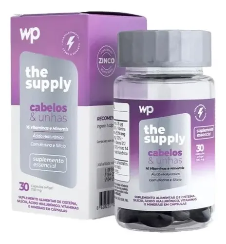 Wpink Suplemento Cabelos E Unhas Cápsulas 30 Unidades Wepink Sem Sabor ...