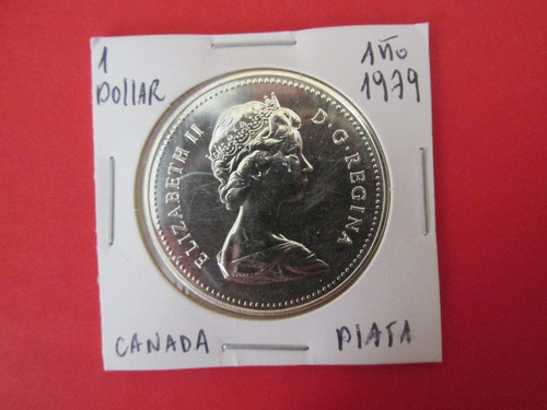 Moneda 1 Dollar Canada Plata Reina Isabel Ii Año 1979 Unc