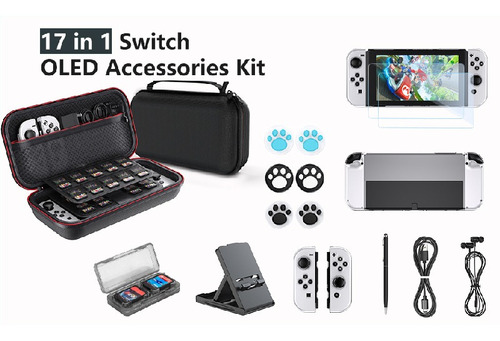 Kit De Accesorios Oled 17 En 1 Para Switch A