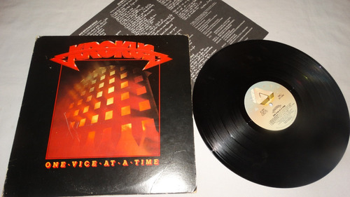 Krokus - One Vice At A Time '1982 (arista) (vinilo:vg Marca 