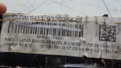 Modulo Control Am/fm Bmw 118i 2015 S1 6411932034401 S#723 (Usado)