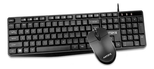 Kit Teclado Y Mouse Antryx Precision Ps950 V2 Cable Usb