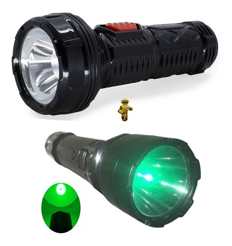 Kit 02 Lanternas Especial Modelos Luz Verde E Luz Branca Led
