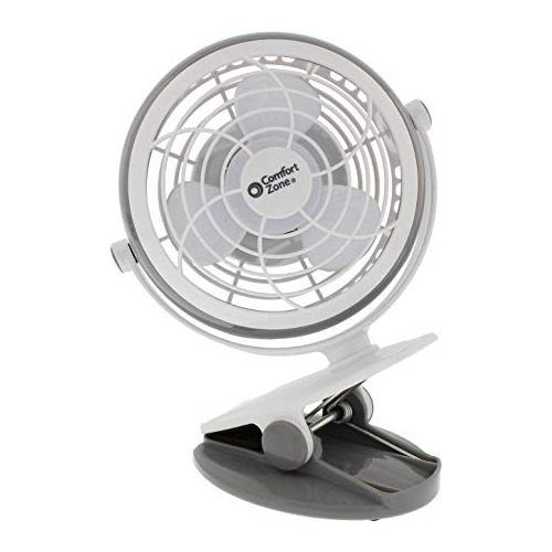 Ventilador De Clip De Base Doble Czbt4gr De 4  Alimenta...