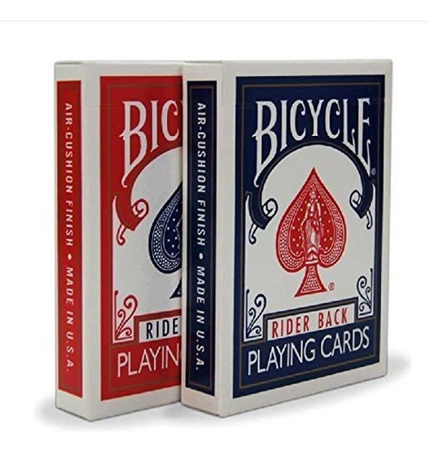 2 Decks Bicycle Rider Back 808 Standard Poker Jugar A Las Ca