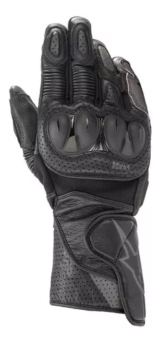 Guantes Para Moto De Piel Alpinestars Mustang V2 Negro