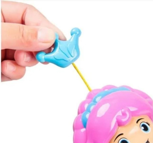 Imagen 2 de 4 de Muñeca Sirena Bebe Para Pileta Agua Baño A Cuerda 19 Cm Educ