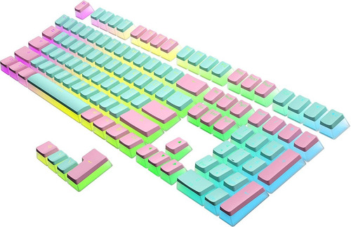 Juego 108 Teclas Keycaps Para Teclado Mecánico Doubleshot