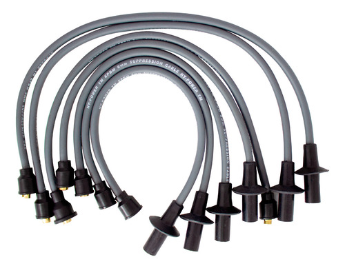 Jgo Cables Bujía Epdm Para Dodge Dart 3.7l 6cil 1970 Negro