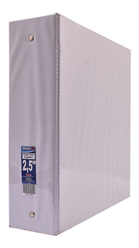 Folder Blanco Tamaño Carta 2.5  Pulgada X1 Und