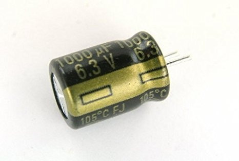 Samwha Condensador electrolítico Radial 16 V 1000uF 105'C 24 piezas OL0060d