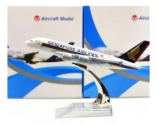 Avion Escala Airbus A380 Singapore Airlines Aircraft 20cm