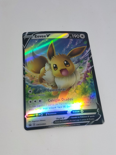 Carta Eevee V Holografica Alternativa Tcg Pokémon 