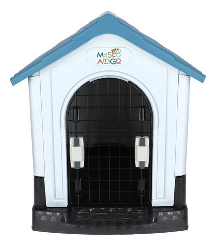 Casa Para Perro Térmica Con Puerta Metálica Razas Chicas