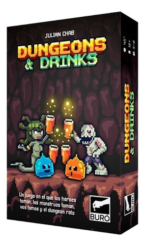 Dungeons & Drinks - Juego De Mesa - Buró