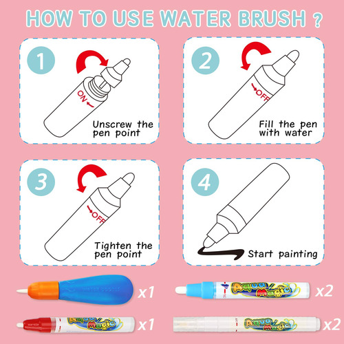 Tapete Para Dibujar En Color, Con Rotuladores Mágicos